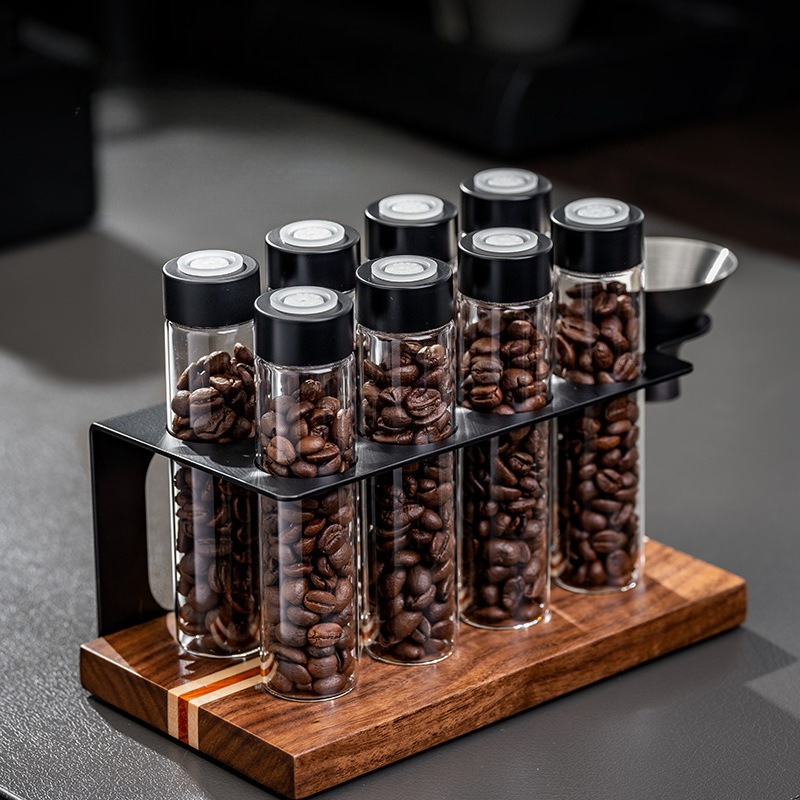 Coffee Equipment Rack - Frascos de Vidro JUSTINLAU para Armazenamento
