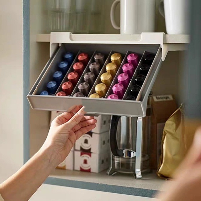 Coffee Equipment Rack - Suporte para Cápsulas de Café, Organizador