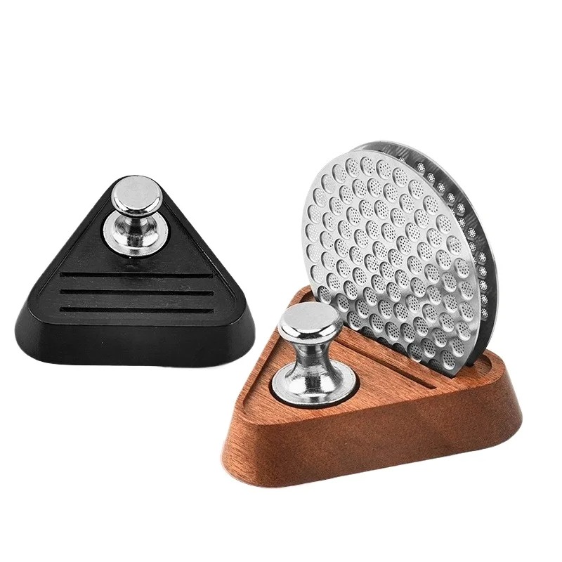 Coffee Equipment Rack - Suporte Universal de Madeira Reutilizável para