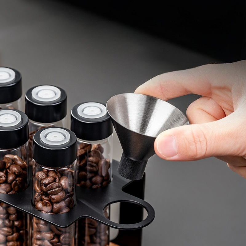 Frascos de Vidro JUSTINLAU par - Coffee Equipment Rack avaliação e preço