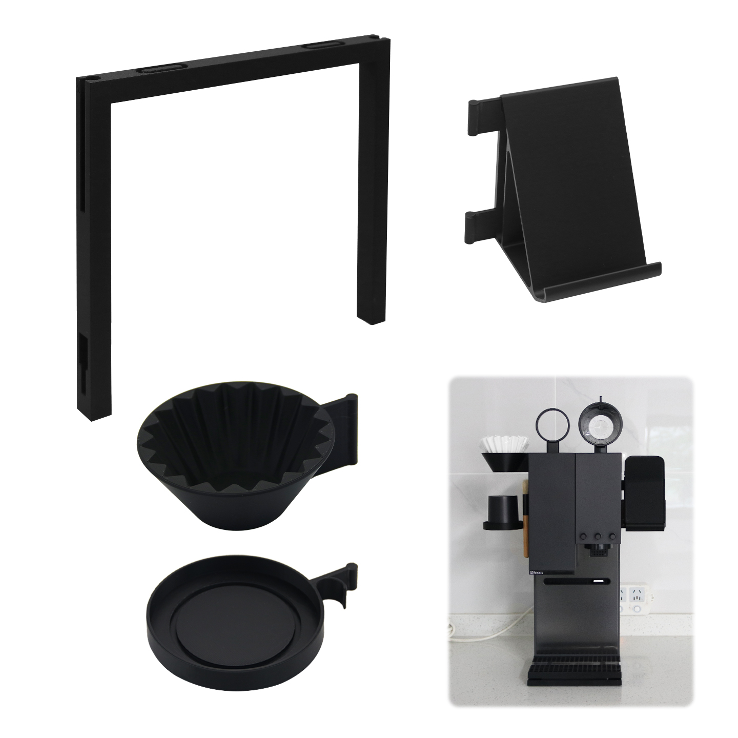 Prateleira de armazenamento pa - Coffee Equipment Rack avaliação e preço
