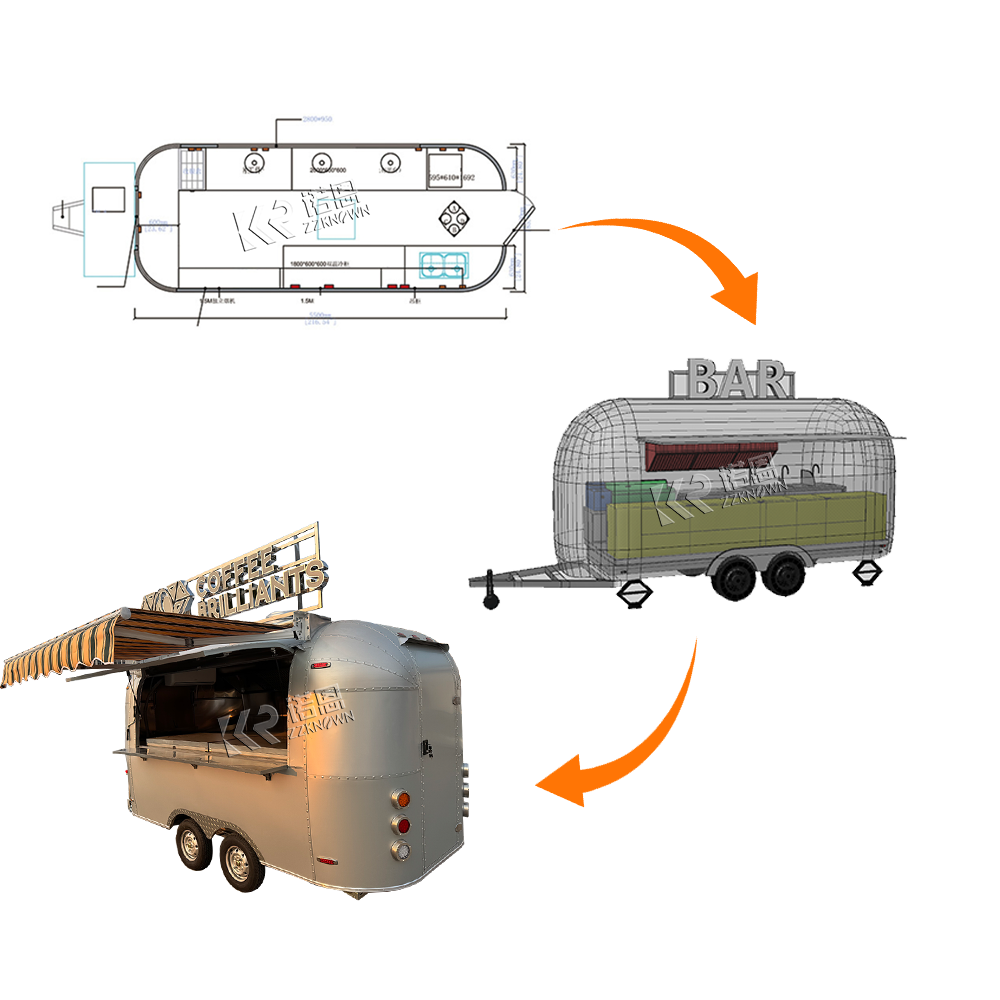 Novo Design 2026: Food Truck M - Coffee Shop Equipment avaliação e preço